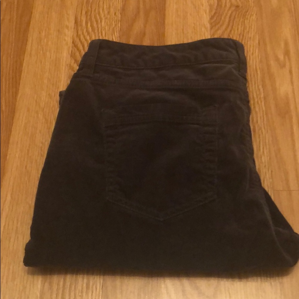 Croft & Barrow Stretch Corduroy Black Pants